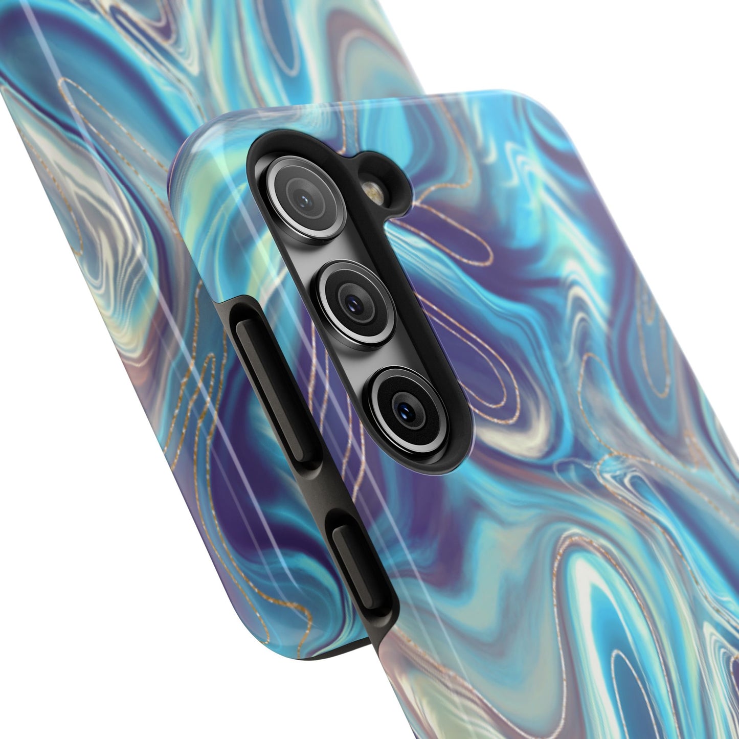 Aurora Swirl Impact-Resistant Phone Case