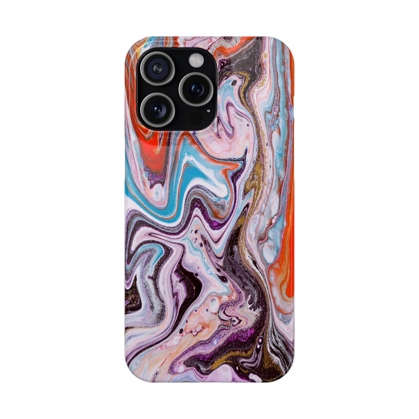 Abstract Elegance Marbled Phone Case - Slim and Protective