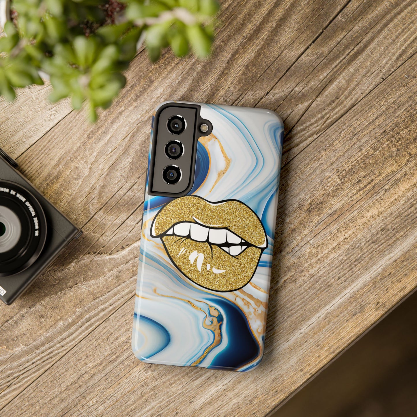 Marbled Kiss (Tough Phone Case)