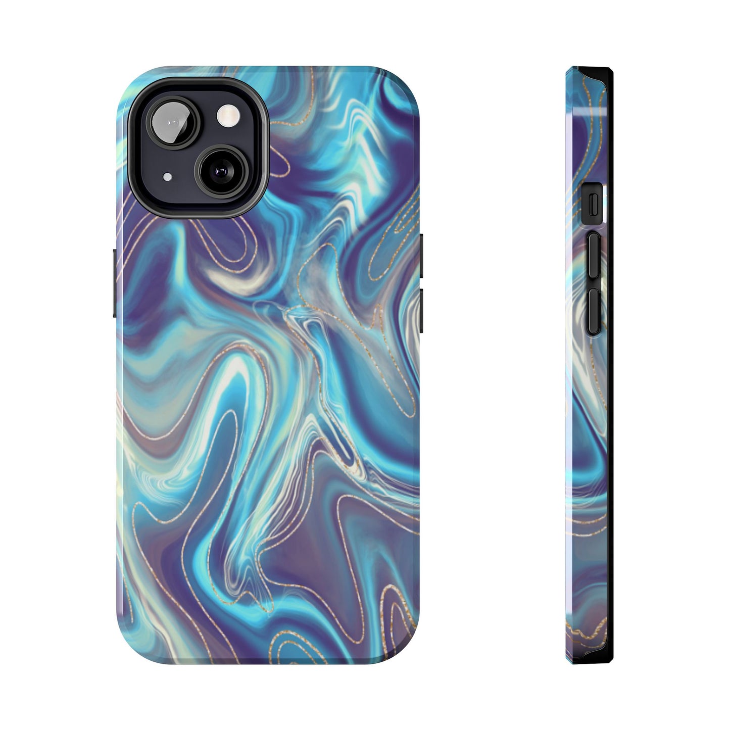 Aurora Swirl Impact-Resistant Phone Case