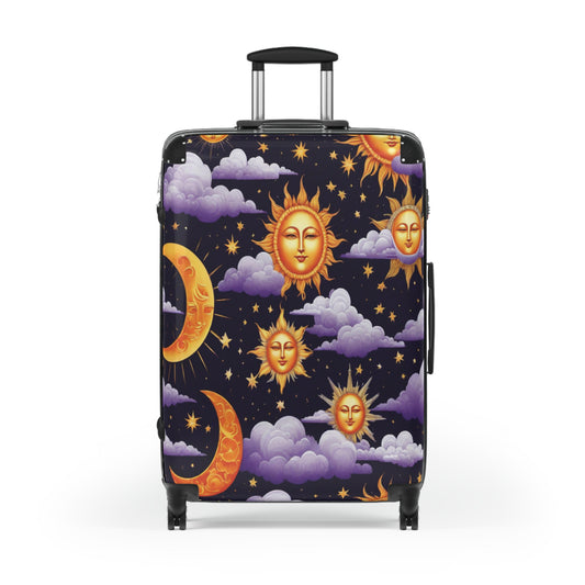 Celestial Voyage Hard Shell Suitcase - Travel in Cosmic Style