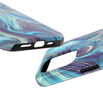 Aurora Swirl Impact-Resistant Phone Case