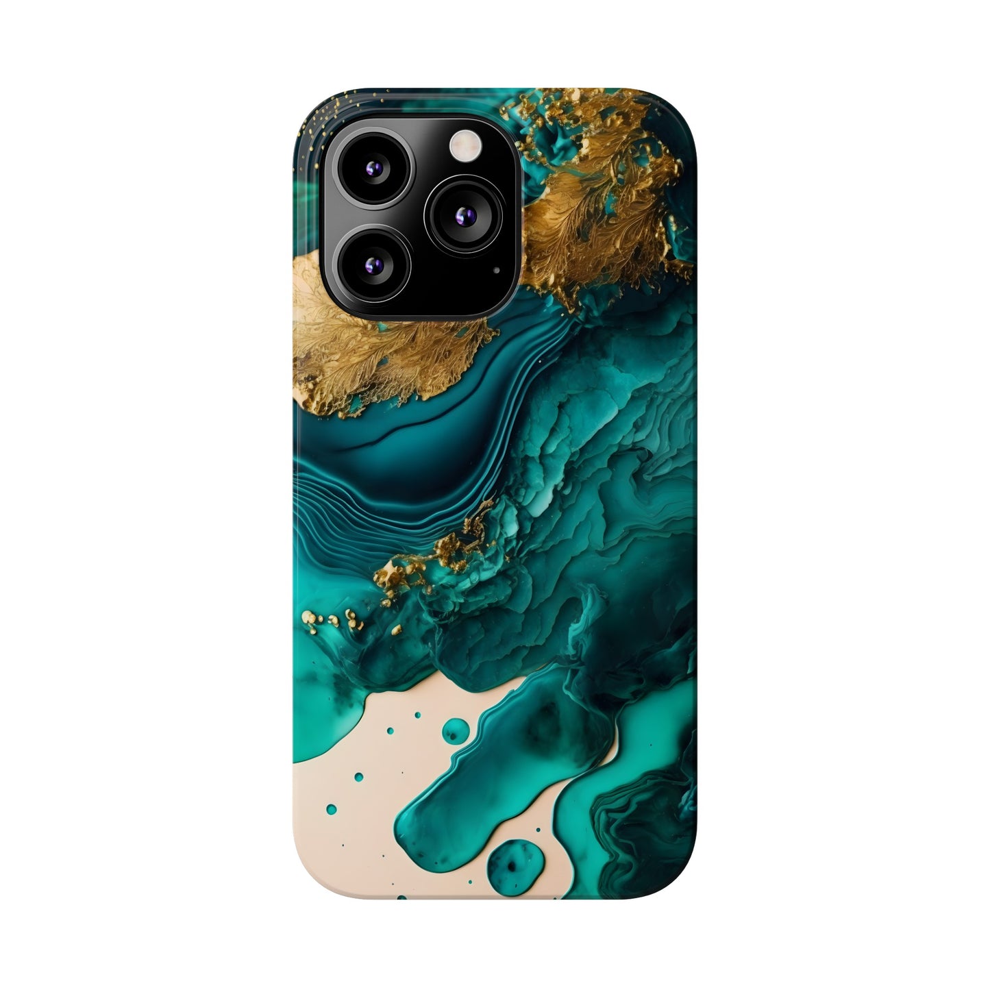 Abstract Geometric Bliss Slim Phone Case