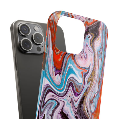 Abstract Elegance Marbled Phone Case - Slim and Protective