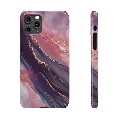 "Elegant Marbling Euphoria - Slim Phone Case