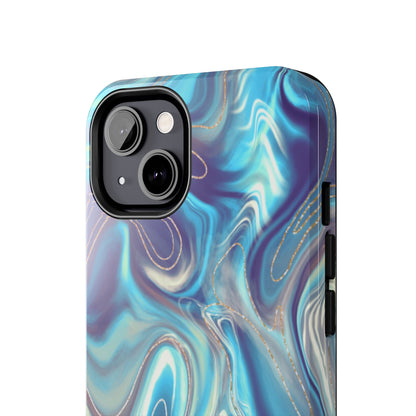 Aurora Swirl Impact-Resistant Phone Case