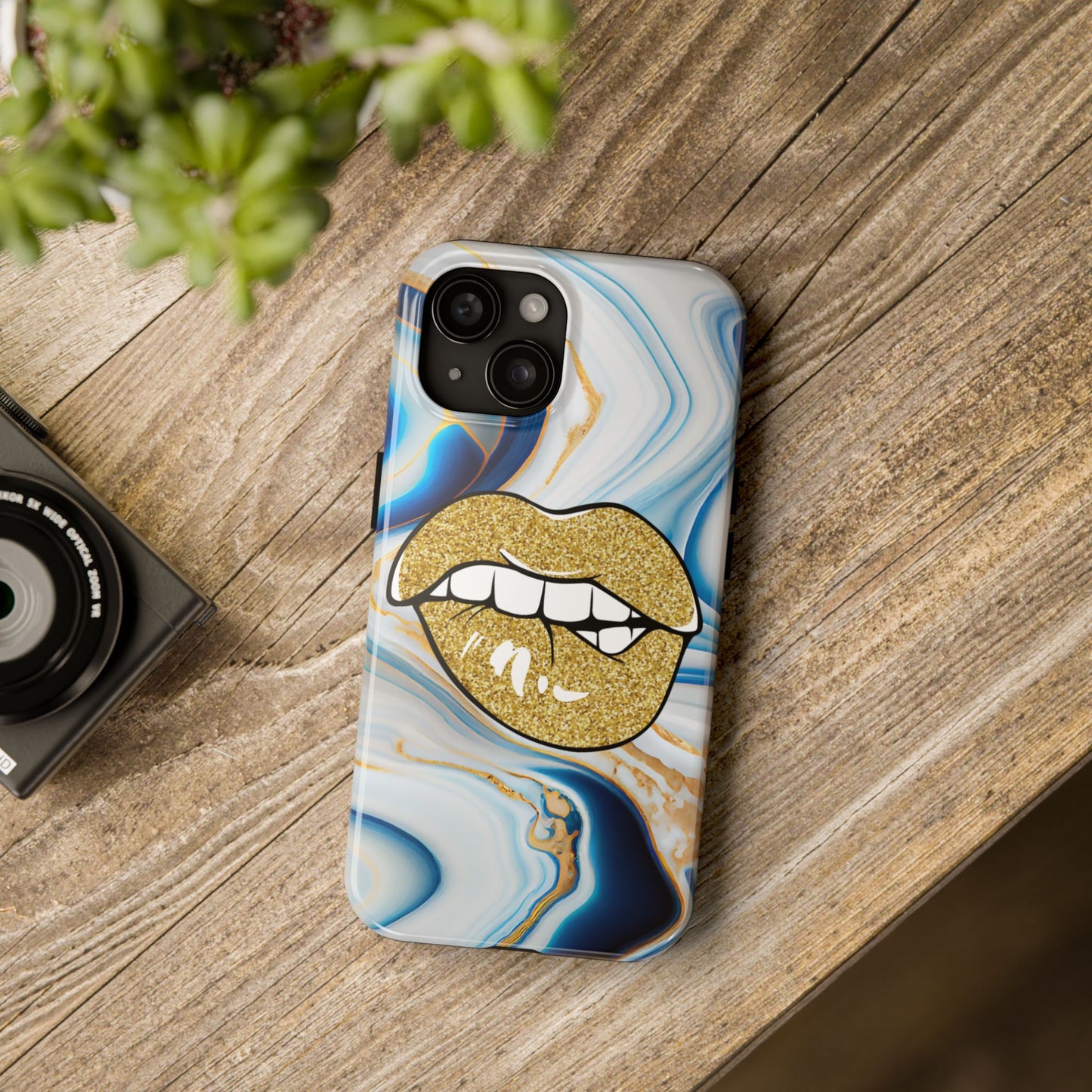 Marbled Kiss (Tough Phone Case)