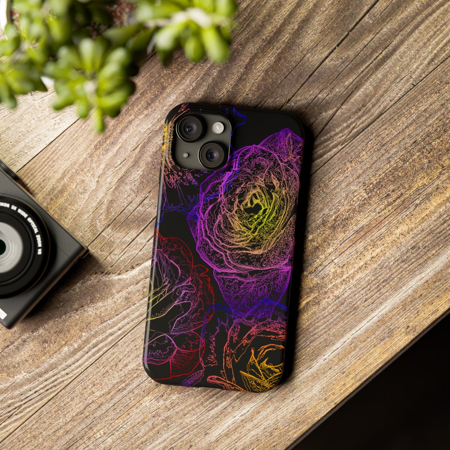 Cosmic Flower (Slim Phone Cases)