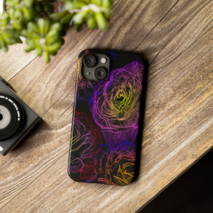 Cosmic Flower (Slim Phone Cases)