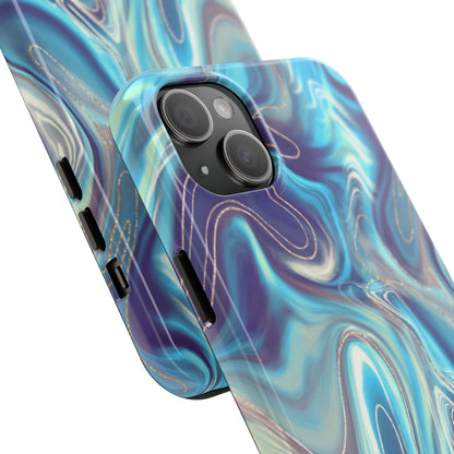 Aurora Swirl Impact-Resistant Phone Case