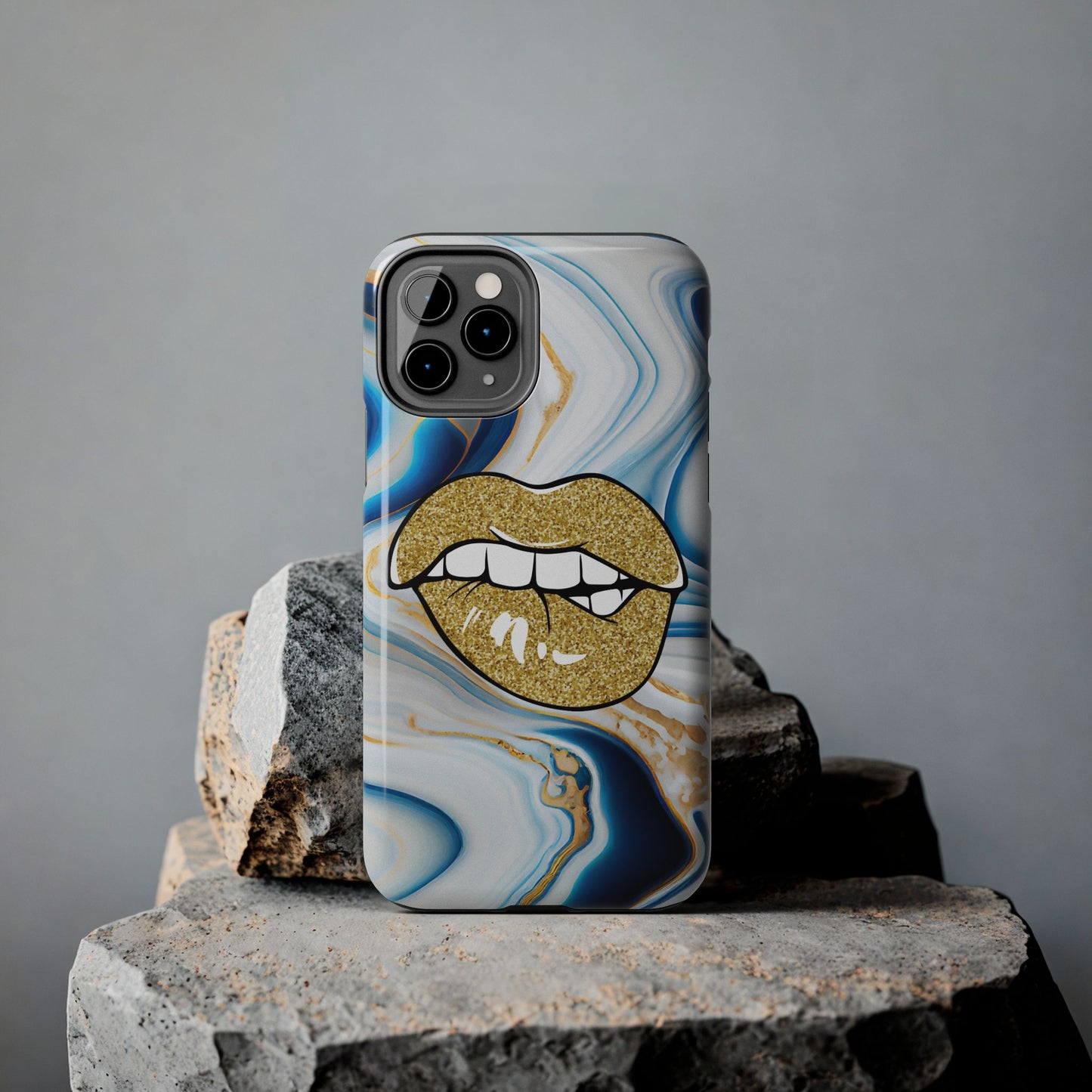 Marbled Kiss (Tough Phone Case)