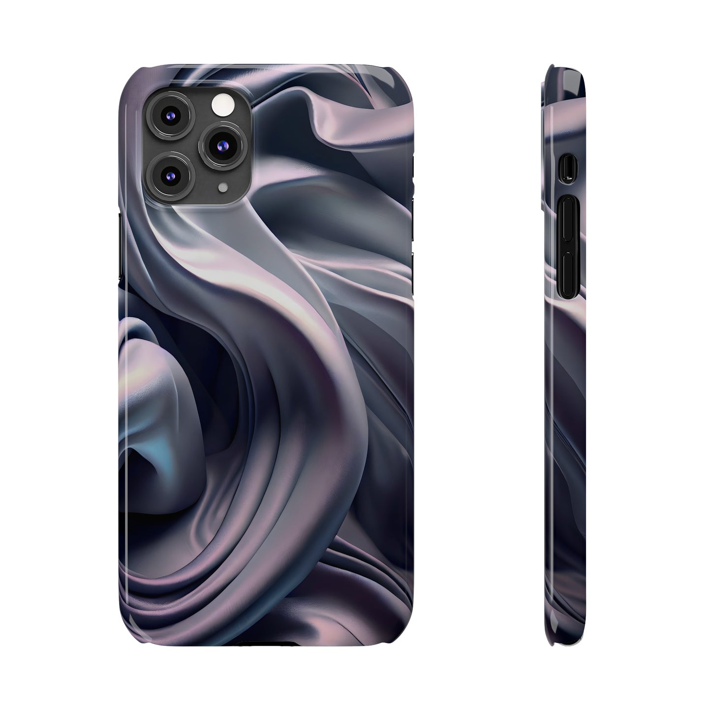 Ethereal Blue Bloom - Slim Phone Case