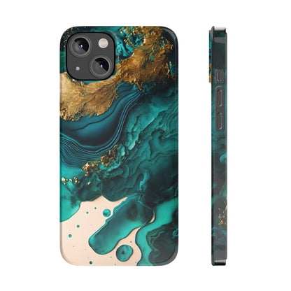 Abstract Geometric Bliss Slim Phone Case