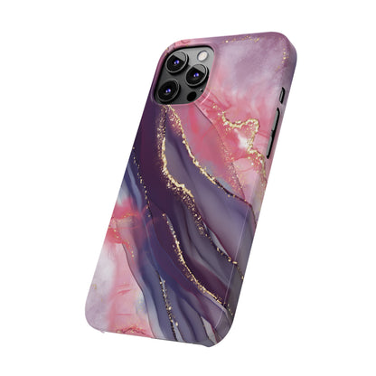 "Elegant Marbling Euphoria - Slim Phone Case