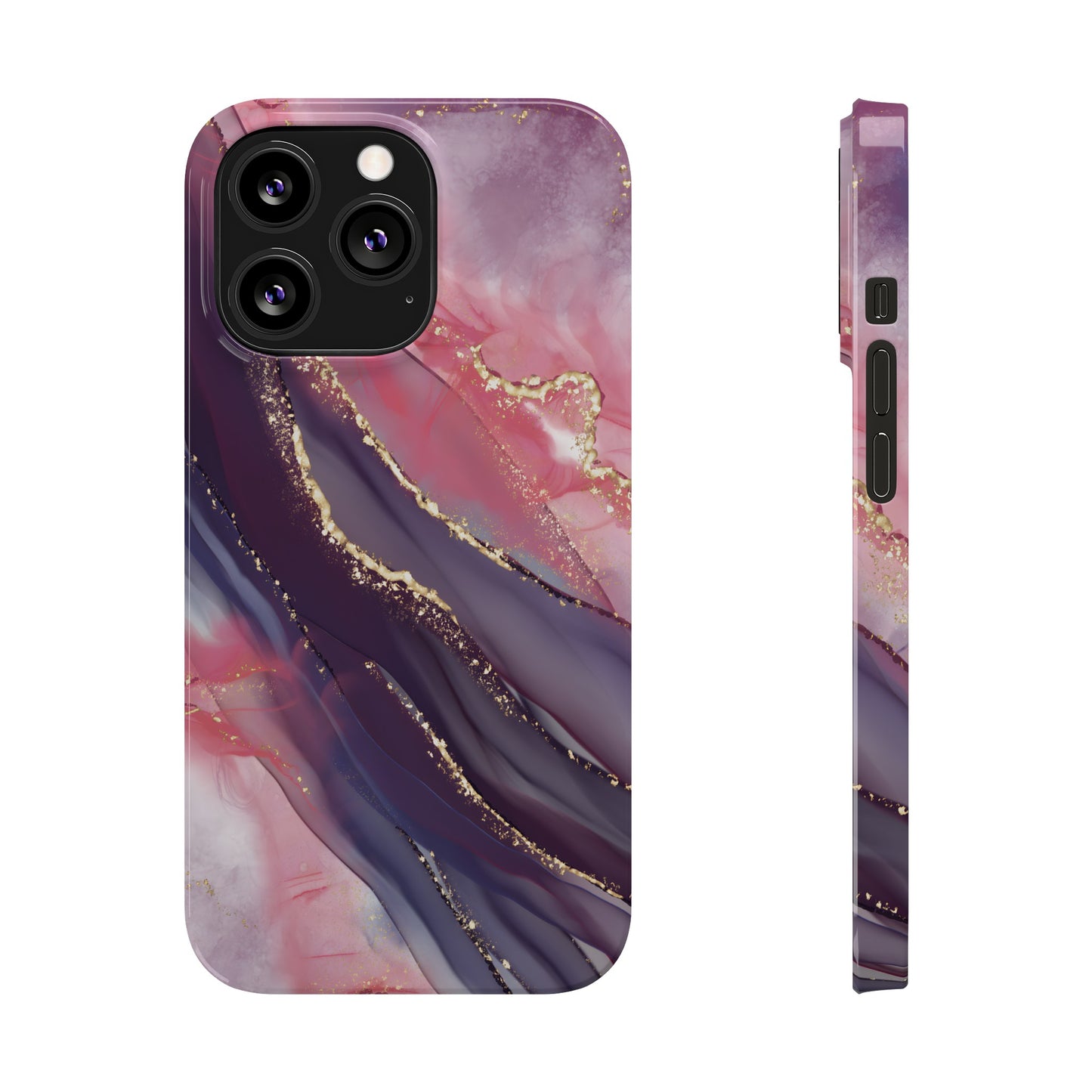 "Elegant Marbling Euphoria - Slim Phone Case