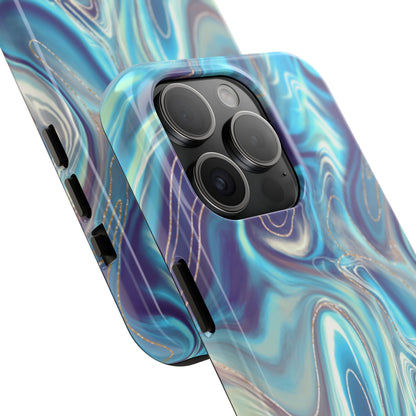 Aurora Swirl Impact-Resistant Phone Case