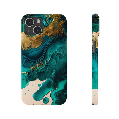 Abstract Geometric Bliss Slim Phone Case