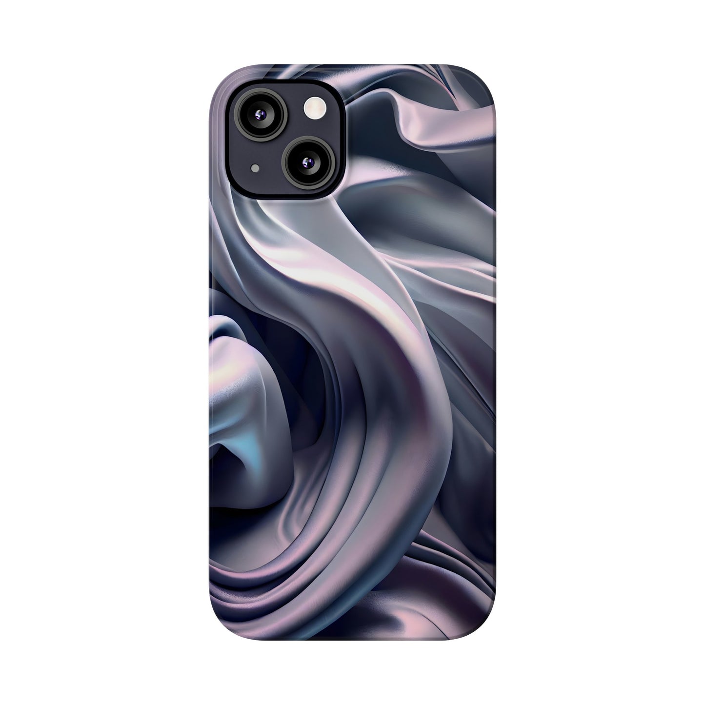 Ethereal Blue Bloom - Slim Phone Case