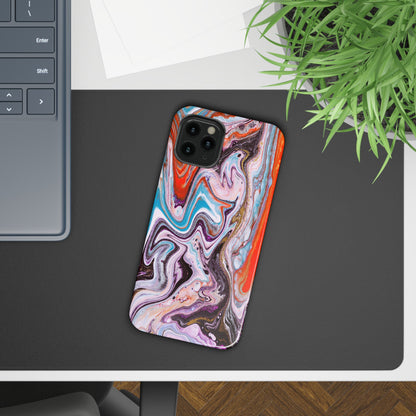 Abstract Elegance Marbled Phone Case - Slim and Protective