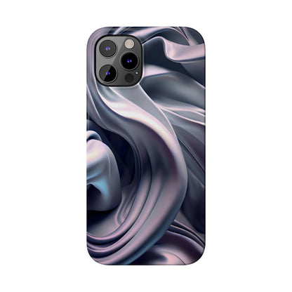 Ethereal Blue Bloom - Slim Phone Case