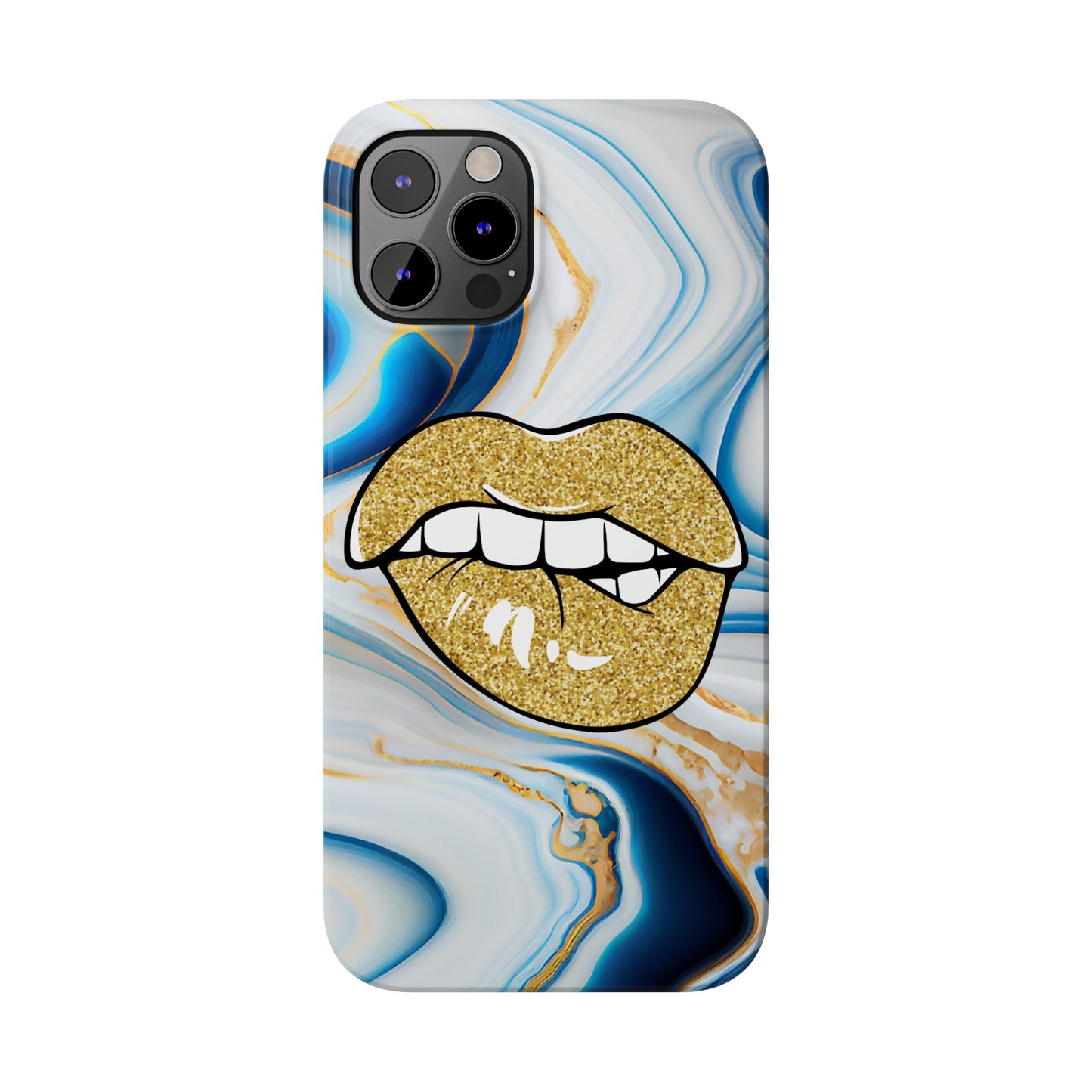 Marbled Kiss (Slim Phone Case)