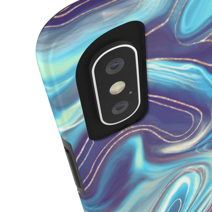 Aurora Swirl Impact-Resistant Phone Case