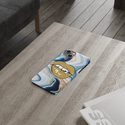 Marbled Kiss (Slim Phone Case)