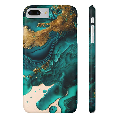 Abstract Geometric Bliss Slim Phone Case