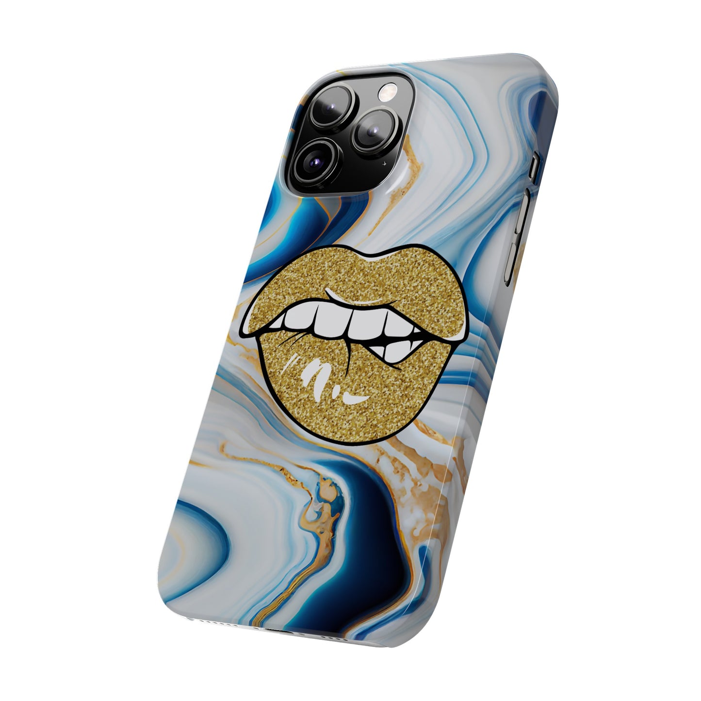 Marbled Kiss (Slim Phone Case)