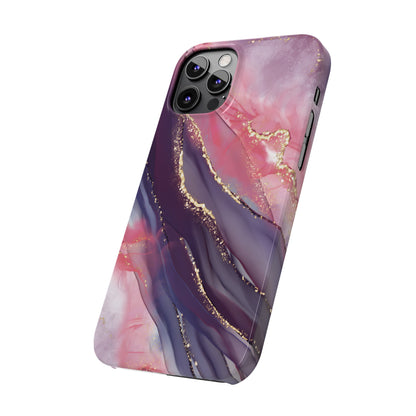 "Elegant Marbling Euphoria - Slim Phone Case