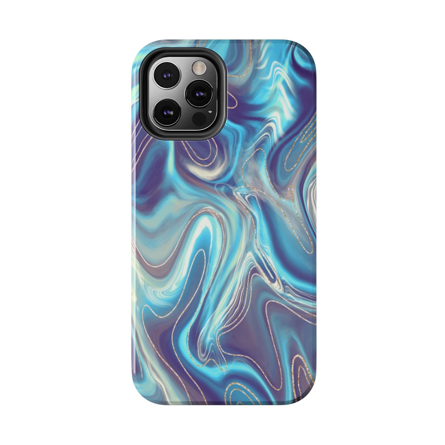 Aurora Swirl Impact-Resistant Phone Case