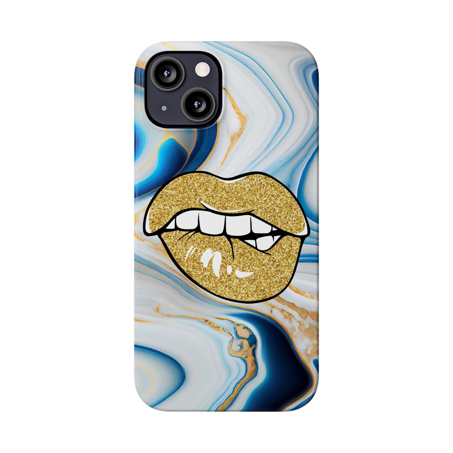 Marbled Kiss (Slim Phone Case)