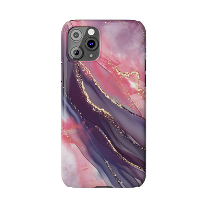 "Elegant Marbling Euphoria - Slim Phone Case