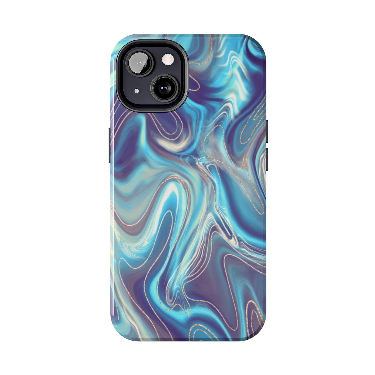 Aurora Swirl Impact-Resistant Phone Case