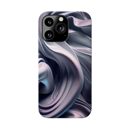 Ethereal Blue Bloom - Slim Phone Case