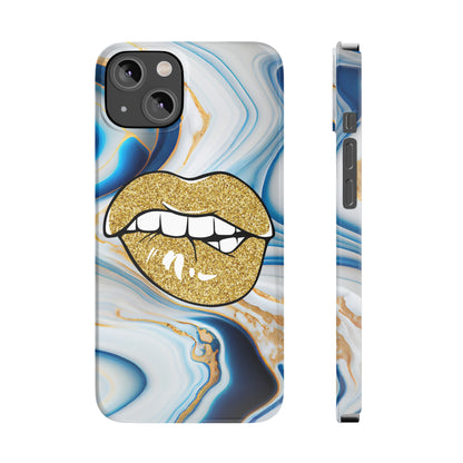 Marbled Kiss (Slim Phone Case)