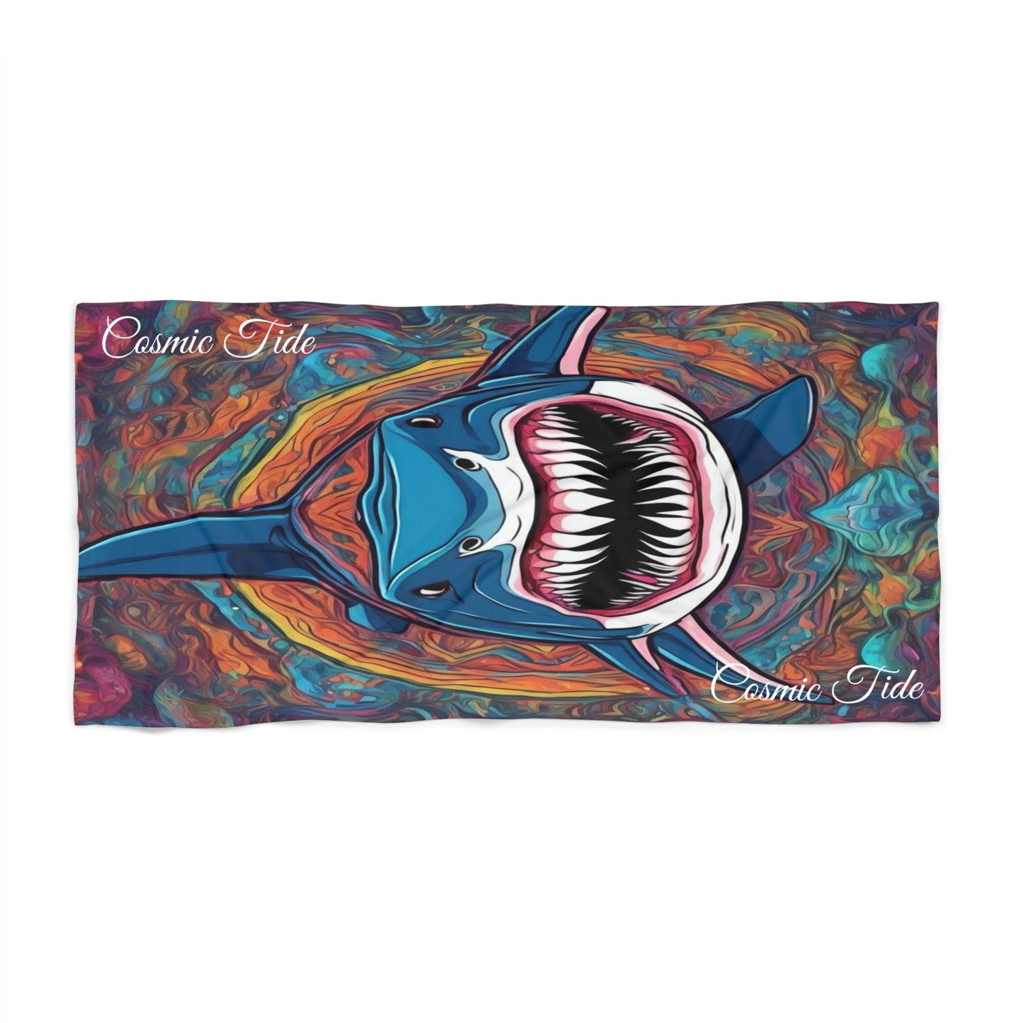 Cosmic Shark (Beach Towel)