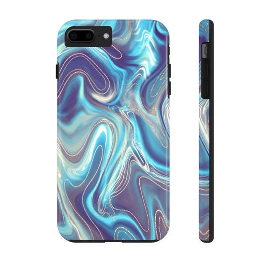 Aurora Swirl Impact-Resistant Phone Case