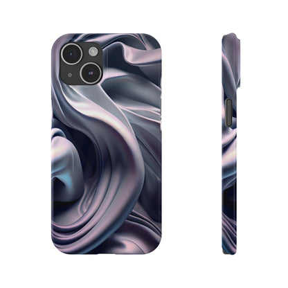 Ethereal Blue Bloom - Slim Phone Case