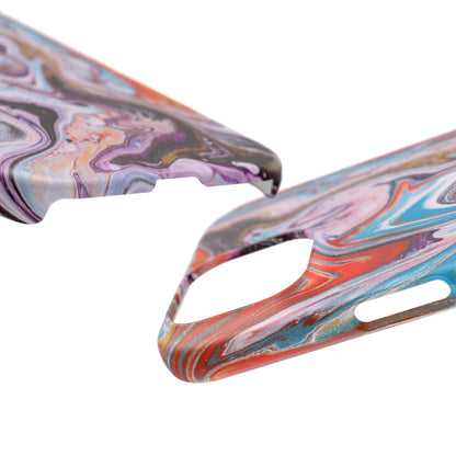 Abstract Elegance Marbled Phone Case - Slim and Protective