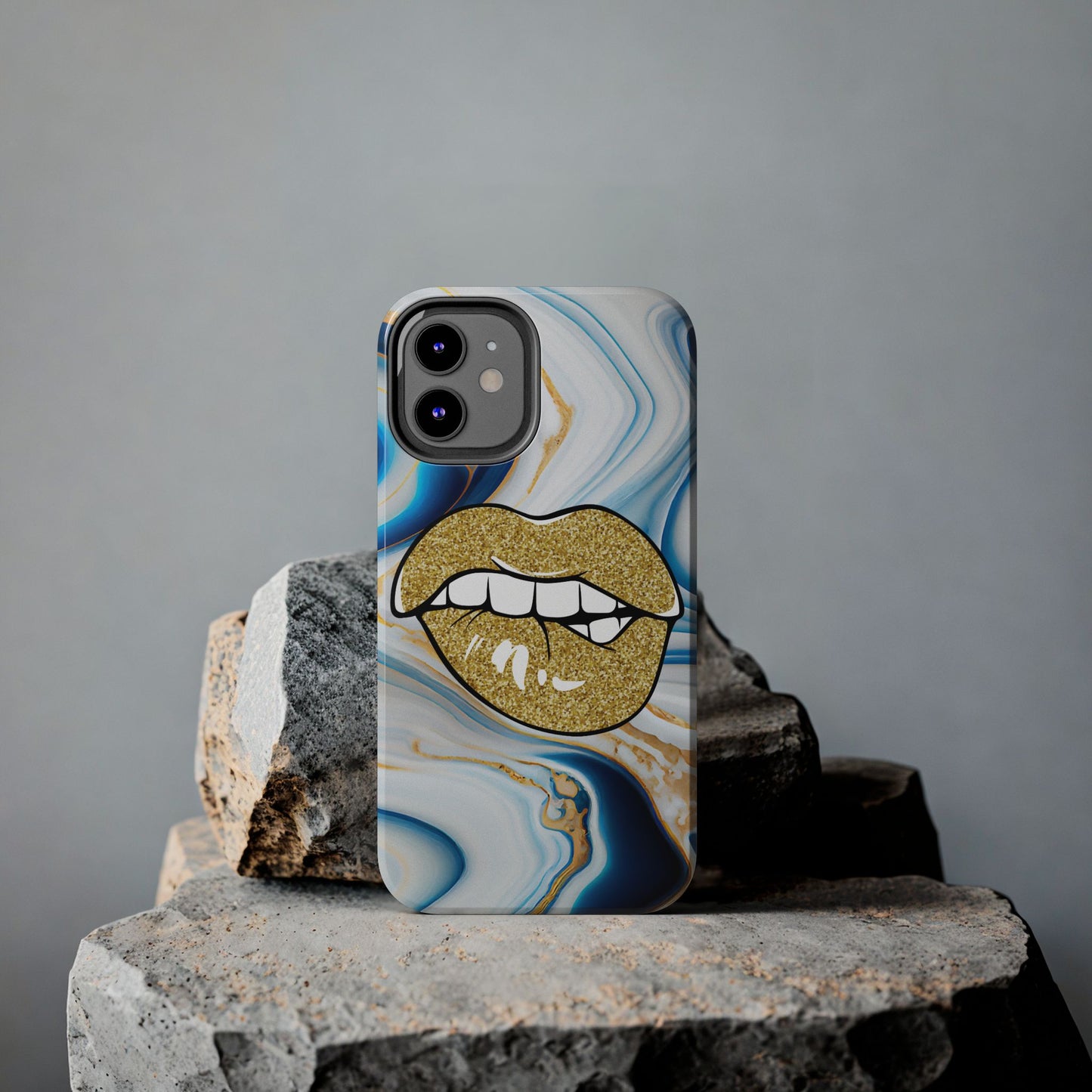 Marbled Kiss (Tough Phone Case)