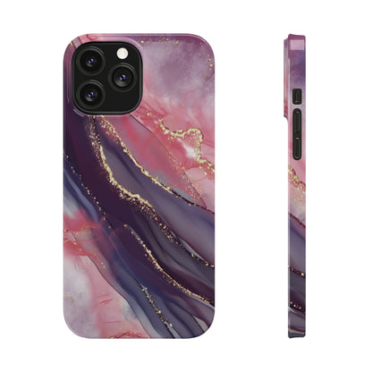 "Elegant Marbling Euphoria - Slim Phone Case