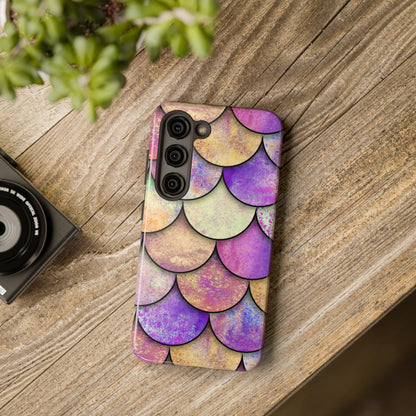 Galactic Mermaid Scales (Tough Phone Case)