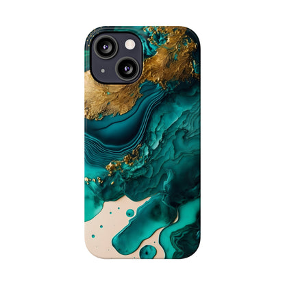 Abstract Geometric Bliss Slim Phone Case