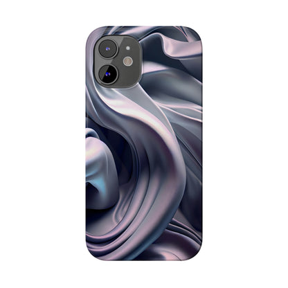 Ethereal Blue Bloom - Slim Phone Case