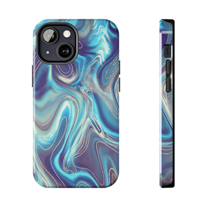 Aurora Swirl Impact-Resistant Phone Case