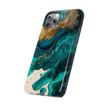 Abstract Geometric Bliss Slim Phone Case