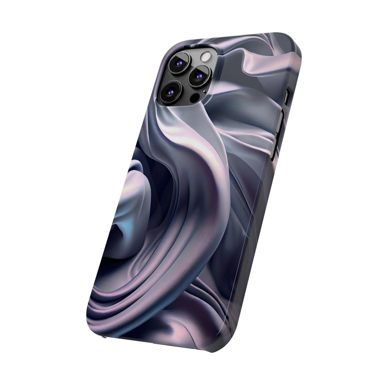 Ethereal Blue Bloom - Slim Phone Case