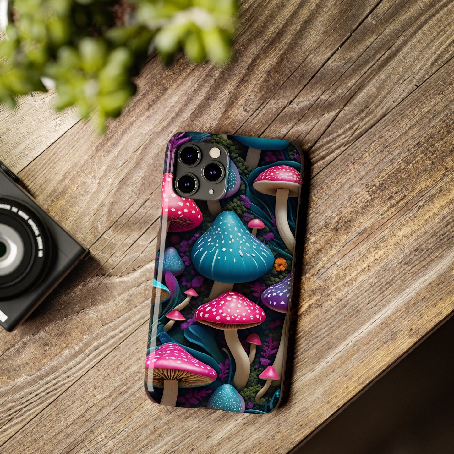 Whimsical  Mushroom Wonderland  (Slim Phone Case)