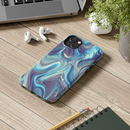 Aurora Swirl Impact-Resistant Phone Case